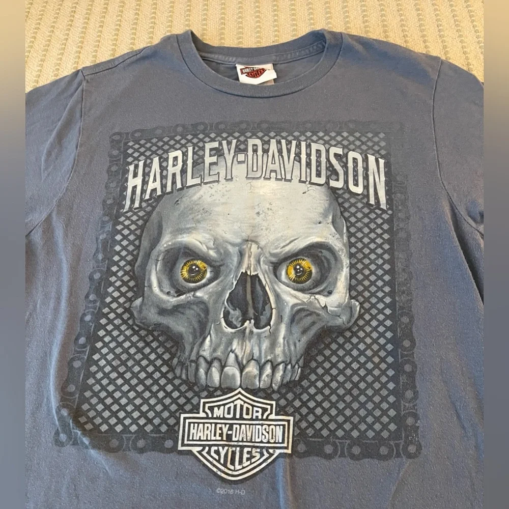 Harley-Davidson Skull Graphic Tee - Size: Small